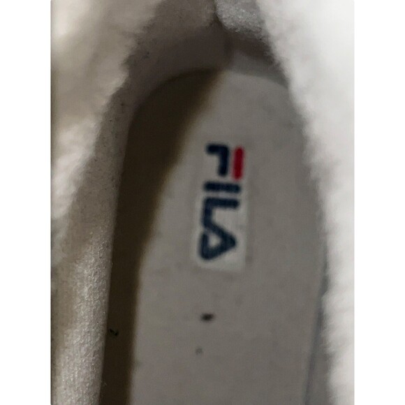 FILA DISRUPTOR BOOT FUR OFF WHITE IVORY LACE UP FUR LINING WOMENS BOOTS - Picture 10 of 16